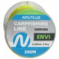 Nautilus Envi Fluoro green леска 300 м, диаметр 0,331 мм, прочность 9,5 кг
