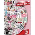 Набор самоклеящихся виниловых наклеек книги литература Spicy Books 150 шт