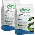 ALLEVA HOLISTIC ADULT CAT OCEAN FISH беззерновой для взрослых кошек с океанической рыбой, коноплей и алоэ вера (1,5 + 1,5 кг)