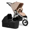 Детская коляска 2в1 Bumbleride Indie, цвет Sand / Black (Бежевый / Чёрный), артикул производителя I-875ND / BAS-63LC