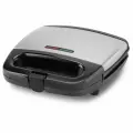 Сэндвичница Vitek VT-7147 25 300, антипригарное покрытие, цвет черный/серебристый