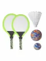 Набор ракеток для бадминтона и тенниса (пластик) + волан + 2 мяча камуфляж 054-2