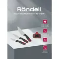 Набор кухонных ножей Rondell RD-1010 черный/красный, ножей в комплекте 4