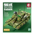 Конструктор Sembo 203106 Техника Танк-96 615 дет.
