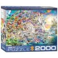 Пазл для взрослых Eurographics 2000 деталей: Фантазия О Единороге