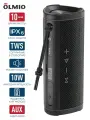 Портативная Bluetooth-колонка Olmio Jazz BS-03, 10Вт, влагозащита IPX6, FM-радио