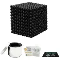 Антистресс игрушка/Неокуб Neocube куб из 1000 магнитных шариков 5мм (черный)