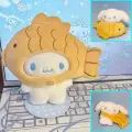 Милый плюшевый куклы Cinnamoroll в виде тайяки размером 14 см, мультяшная игрушка для подарка на день рождения
