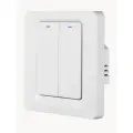 Умный выключатель Tuya WIFI, без нейтрали двухклавишный, Алиса Яндекс