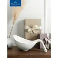 Салатник с ручкой 1800 мл, Flow, Villeroy & Boch, Премиум-Фарфор