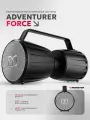 Портативная акустическая система MONSTER Adventurer Force, чёрная (Black)