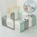 Большой детский игровой манеж, игровая зона UNIX Kids Simple 151x151 Color пластиковый + органайзер