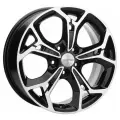 Автомобильные диски Khomen Wheels KHW1702 (ASX) 7x17 5x114.3 ET 46 Dia 67.1 Black