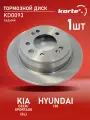 Диск тормозной Kortex для KIA CEED / HYUNDAI i30 06- / KIA SPORTAGE (SL) 10- задний (d-262mm)