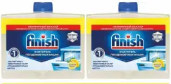Finish Очиститель для посудомоечных машин Лимон, 250 мл - 2 шт