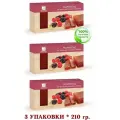 Мармелад пластовой малина-ежевика натуральный коломчаночка 210 гр. * 3 ШТ.