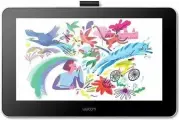 Графический монитор Wacom One 13 (One 13-black) черный - проводной, ввод - сенсорный, рабочая область - 294 мм х 166 мм, 2540 lpi, перо - пассивное, чувствительность - 4096 уровней, USB