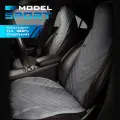 Накидки на передние сиденья автомобиля SV M Sport из алькантары от Barashkov. Серый