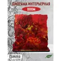 3D картина, сборный макет с принтом игры doom (дум, думгай, демоны) - 324127