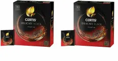 Чай черный Curtis Delicate Black 100 пакетиков 2 упаковки
