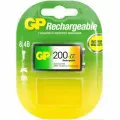 Аккумулятор GP 9V/6HR61 Крона (8.4 В, 200 mAh) NiMH (блистер, 1шт.) (20R8H), 10 уп.