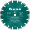 KRAFTOOL Laser-Asphalt, 300 мм, (25.4/20 мм, 10 х 3.2 мм), сегментный алмазный диск (36687-300)