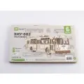 Конструктор из дерева. Троллейбус ЗИУ-682, 1:43. Baumi 12103