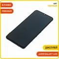 Дисплей для Samsung A405 Galaxy A40 (в сборе с тачскрином) в рамке, черный, AAA