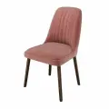 Стул Alpina SEDUM, обивка велюр цвет винный, ножки темный орех