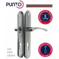 Универсальные ручки на планке под цилиндр Р90 8504 Crona Punto хром