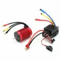 Комплект бесщеточного мотора F540 3900KV и 60A бесщеточного контроллера ESC с разъемом T для автомоделей масштаба 1/10
