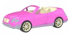 Детская машинка, Кабриолет Нимфа, для кукол барби, розовый
