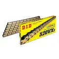 Цепь DID 520VX3 GB X-Ring золотая (замок-защелка) 116 звеньев