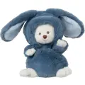 Мягкая игрушка Медвежонок Зигги в синем костюме кролика 15 см, Barbara Bukowski