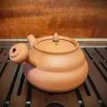 Заварочный чайник из исинской глины Круги на воде. Объём 100 мл. Ручная работа. Китай.