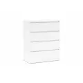 Комод для одежды Нонтон Челси, белый / белый глянец, 80х45х99.4 см