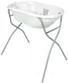 Комплект ванночка Ok Baby Onda белый 16 + Подставка Metal Bath Stand