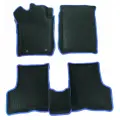 Ковры в салон 3D EVA для Renault Logan I (2004-2015) Цвет Черный/Синий
