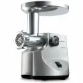 Мясорубка электрическая Kenwood MG510, серебристый, мощность 1600 Вт, реверс, отсек для кабеля, 3 решетки для фарша