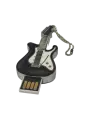 Подарочный USB-накопитель Гитара черно-белая сувенирная флешка 128GB USB 3.0