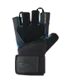 Перчатки для фитнеса Starfit Wg-201, черный/синий размер XL