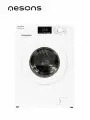 Стиральная машина Nesons NS-WM1006WN2SKN с фронтальной загрузкой, 6 кг, 16 программ, 1000 об/мин, белый