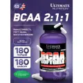 Аминокислоты BCAA Ultimate Nutrition BCAA SOFTGELS 180 софтгель