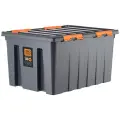 Ящик Roxor Consumer с крышкой особопрочный 120 серия Rox Box Pro, антрацитовый