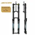 Zoom 680DH, передняя вилка с двумя плечами для горного велосипеда, 29 дюймов, совместима с 27,5 дюймами, масляная пружина для спуска, мягкая и жесткая регулировка