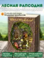 Подарочный Интерьерный конструктор (Румбокс Book-Nook) Yarvita в книге Лесная Рапсодия миниатюра DIY House