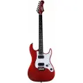 Электрогитара JET JS-500 RDS, Stratocaster, корпус тополь запеченный, 24 лада, HH, 1V1T, tremolo