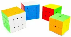 Набор головоломок ShengShou 2x2x2-5x5x5 GEM SET / Развивающая головоломка / Цветной пластик