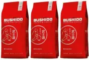 Кофе в зернах натуральный жареный BUSHIDO Red Katana, арабика 100 %, 227 гр. х 3 шт.