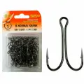 Крючки для рыбалки Saikyo двойные Normal Shank KH-11041 № 8 BN ( упк. по 100шт.)